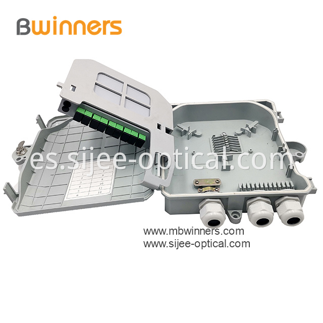 Fiber optic plc splitter box